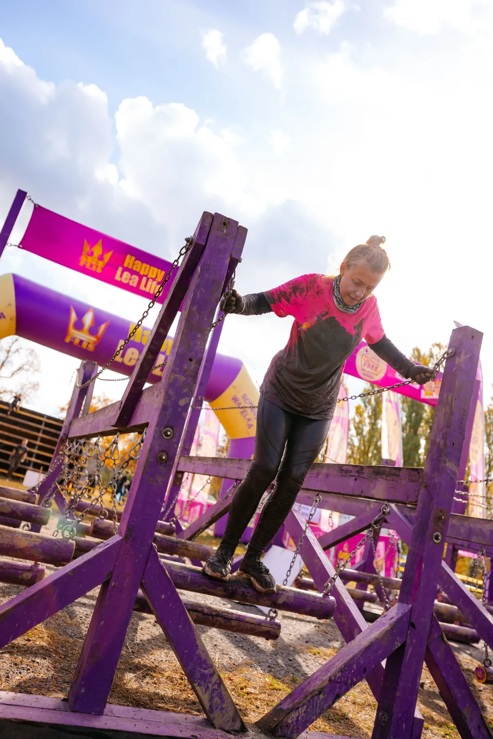 przeszkoda biegowa HAPPY LEA LIFE Runmageddon