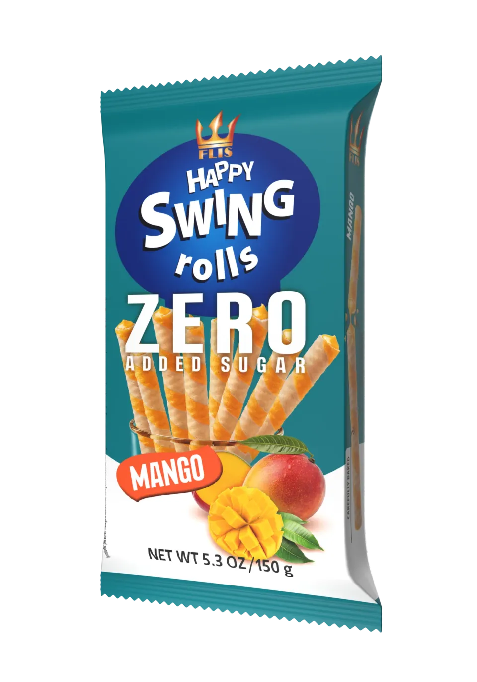 Happy Swing Zero Mango ZERO 150 g — wafer rolls