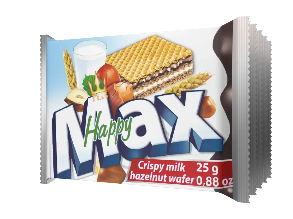 Happy Max 5-Pack Orzech laskowy 125 g — wafle