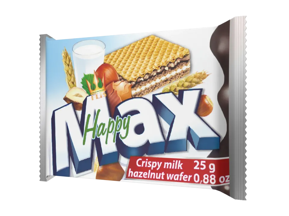 Happy Max Orzech laskowy 25 g — wafle