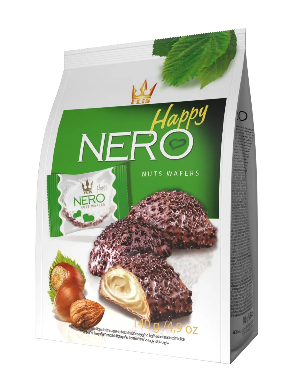 Happy Nero Orzech 140 g — praliny