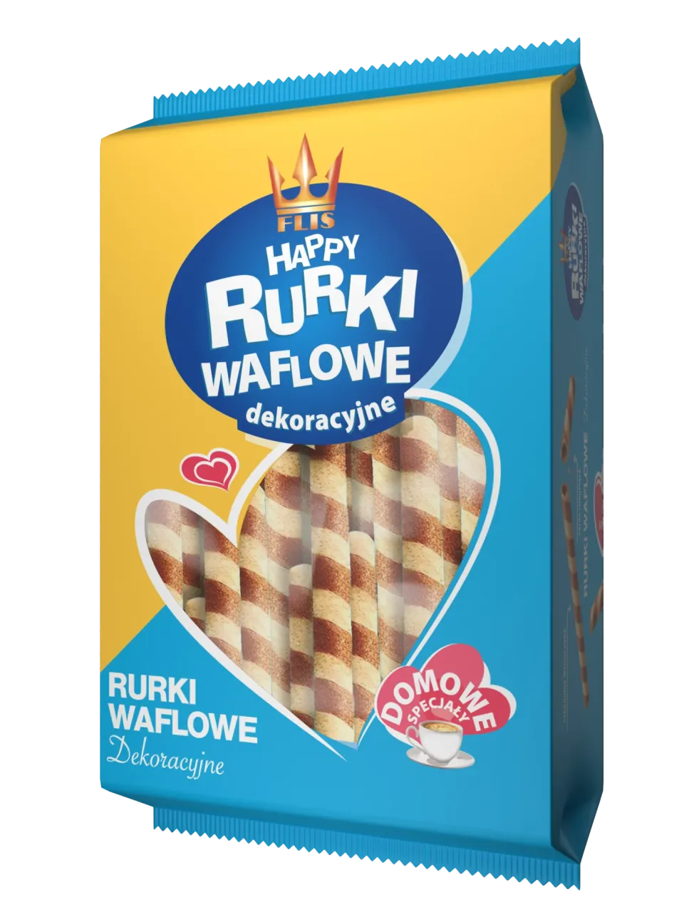 Happy Rurki Rurka Waflowa 300 g — rurki waflowe