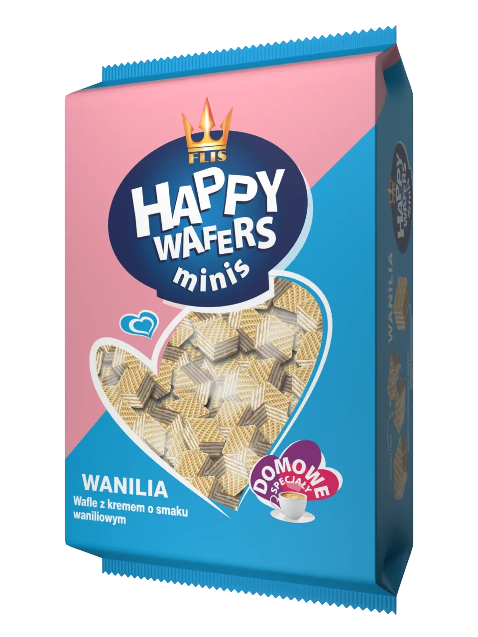 Happy Wafers Minis Wanilia 560 g