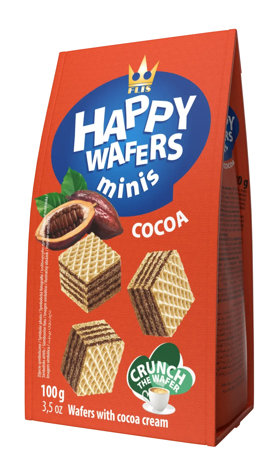 Happy Wafers Minis Kakao 100 g — wafle